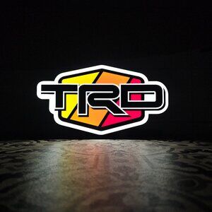 TRD Retro - LED Lightbox Sign with detachable stand